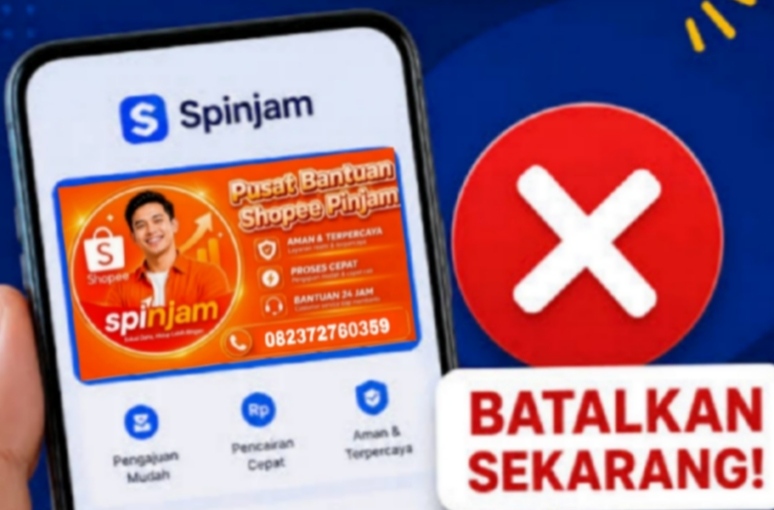 cara membatalkan pinjaman spinjam shopee